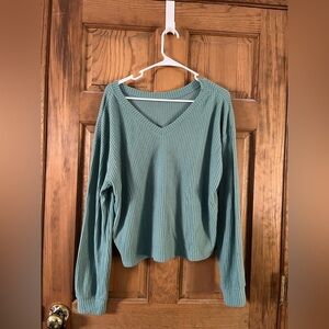 seafoamy green aeropostale sweater